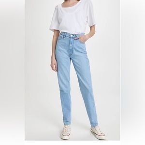 Mother Snacks high-waisted twizzy jeans